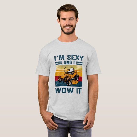 grasmaaier t shirt (Voorkant volledig)