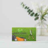 Grasmaaier | Tuinieren | Heggeschaar Visitekaartje (Staand voorkant)