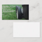 grasmaaier | vers gemaaid gras visitekaartje (Voorkant / Achterkant)