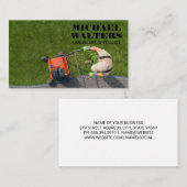 grasmaaier visitekaartje (Voorkant / Achterkant)