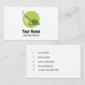  grasmaaier visitekaartje (Voorkant / Achterkant)