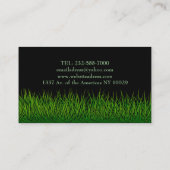 grasmaaier voor de grasmaaier visitekaartje (Achterkant)