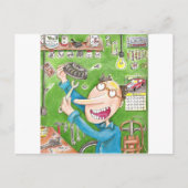 grasmaaierfix briefkaart (Voorkant)