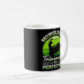 Grasmaaimachine grasmaaier tuinman tuinieren lands koffiemok (Voorkant rechts)