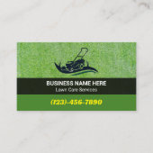 Grasmaaionderhoud & Landschapsarchitectuur Profess Visitekaartje (Voorkant)