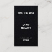 Grasmaaipremie Visitekaartje (Achterkant)