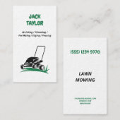 Grasmaaipremie Visitekaartje (Voorkant / Achterkant)