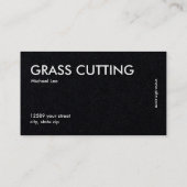 Grasmaaipremie Visitekaartje (Achterkant)