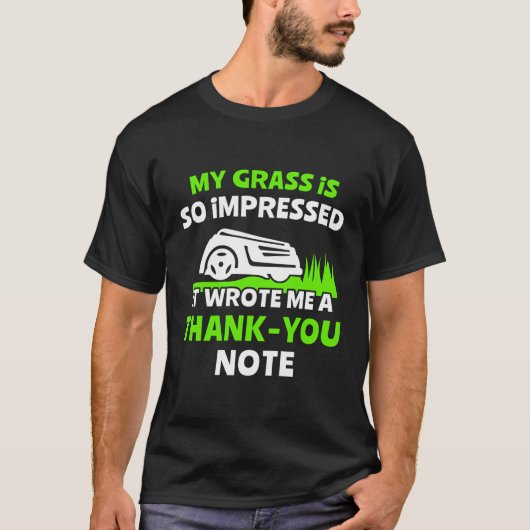 Grasmaairobot robotmaaier t-shirt (Voorkant)