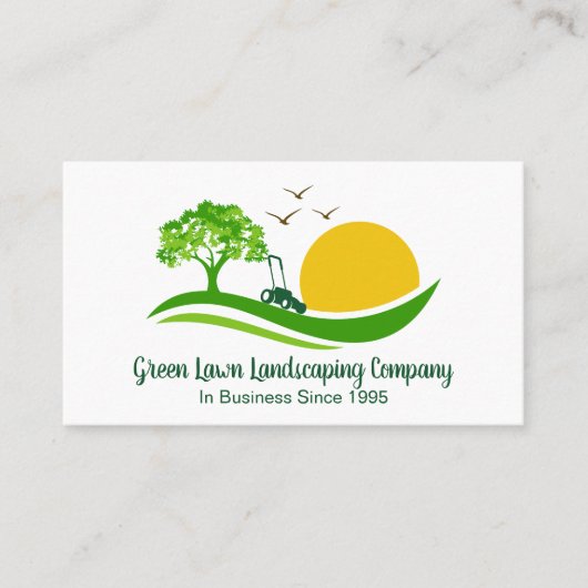Grasmaaiservices Schattigee landschapsarchitectuur Visitekaartje (Voorkant)
