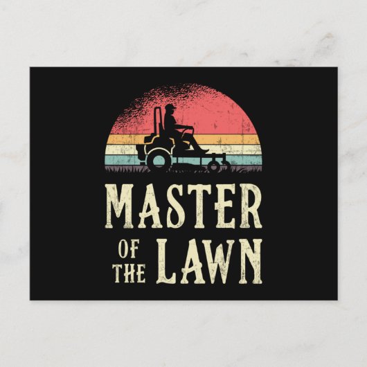 grasmaaster van de grastuinplant briefkaart (Voorkant)