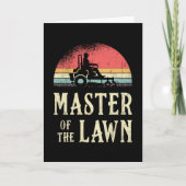 grasmaaster van de grastuinplant kaart (Voorkant)
