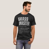 Grasmeester Grappige Verzorging Van Gazon T-shirt (Voorkant volledig)