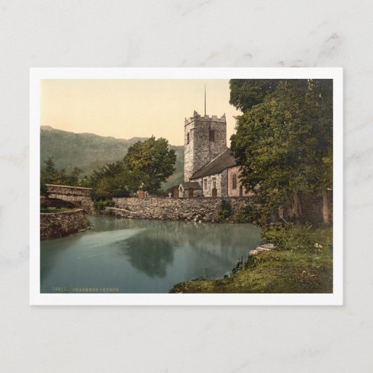 Grasmere Church, Lake District, Cumbria, Engeland Briefkaart (Voorkant)