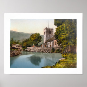 Grasmere Church, Lake District England Poster