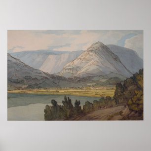 Grasmere from the Rydal Road, 1786, Francis Towne Poster