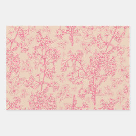 Grasmere Garden  Modern Botanisch Patroon Inpakpapier Vel