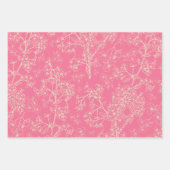 Grasmere Garden  Modern Botanisch Patroon Inpakpapier Vel (Voorkant 3)