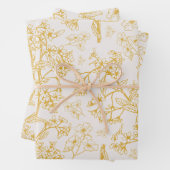 Grasmere Garden  Modern Botanisch Patroon Inpakpapier Vel (In situ)