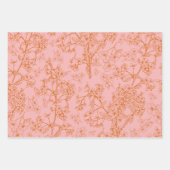 Grasmere Garden Modern Botanisch Patroon Inpakpapier Vel (Voorkant 3)