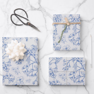 Grasmere Garden  Modern Botanisch Patroon Inpakpapier Vel