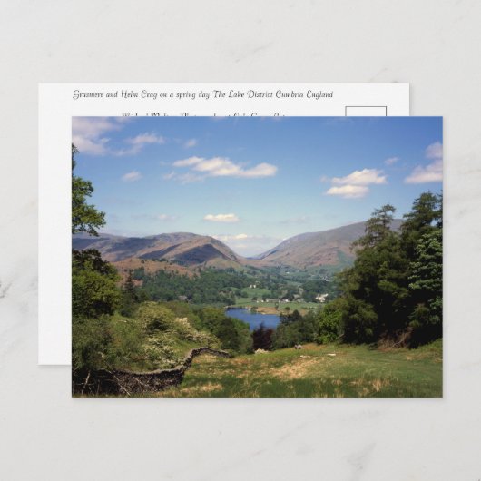 Grasmere Lake District England Briefkaart (Voorkant / Achterkant)
