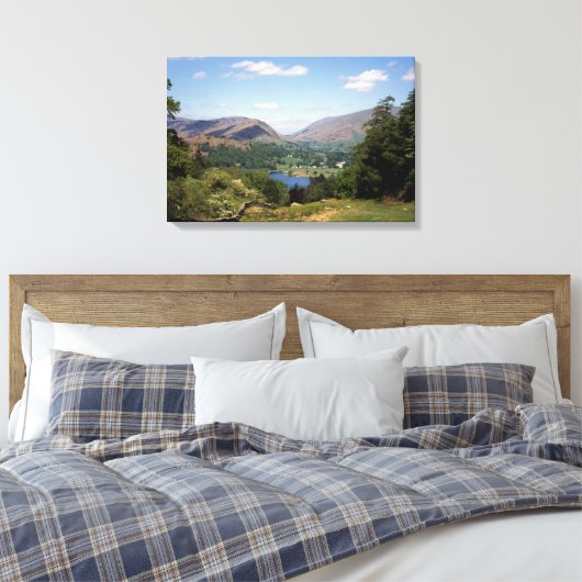 Grasmere Lake District England Canvas Afdruk (Insitu (Slaapkamer))