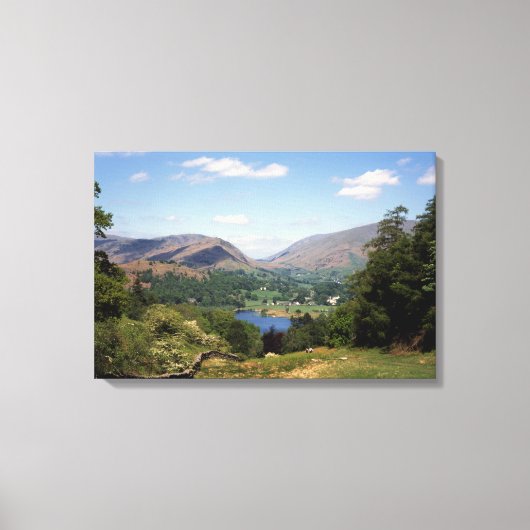 Grasmere Lake District England Canvas Afdruk (Voorkant)