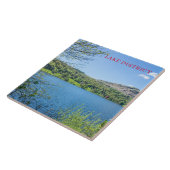 Grasmere Lake uitzicht keramische tegel Tegeltje (Zijkant)