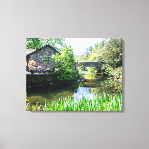 Grasmere Rothay River uitzicht canvas print