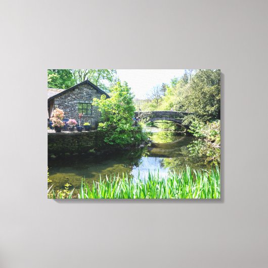 Grasmere Rothay River uitzicht canvas print (Voorkant)