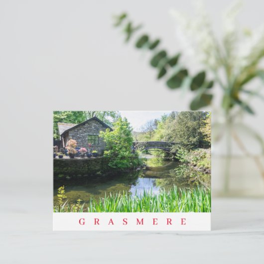 Grasmere Rothay rivier uitzicht ansichtkaart Briefkaart (Staand voorkant)