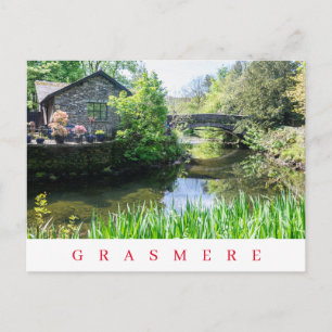 Grasmere Rothay rivier uitzicht ansichtkaart Briefkaart