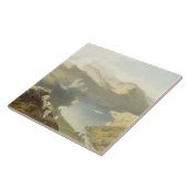 Grasmere uit Langdale Fell uit 'The English Lak' Tegeltje (Zijkant)