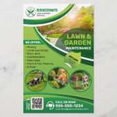Grasonderhoud & Tuinonderhoud Trimmen Landscaping  Flyer (Voorkant)