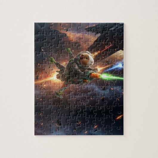 Grasparkiet grappige oorlogen legpuzzel (Verticaal)