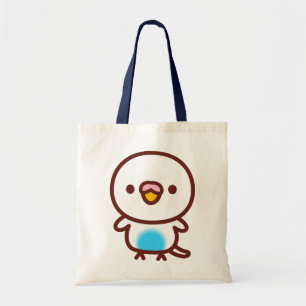 Grasparkiet / Hemelblauwe recessieve bonte Tote Bag