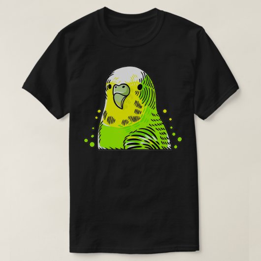 Grasparkiet Parkiet Vogels T-shirt (Design voorkant)
