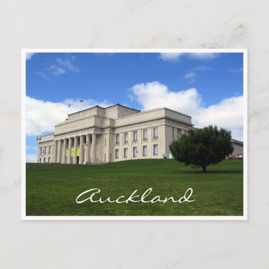grasperk Auckland Museum Briefkaart (Voorkant)