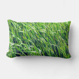 Grasrijke natuur groen gras katoen kussen