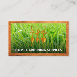 Grass Achtergrond   Gardening Logo Visitekaartje