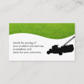 Grass Achtergrond | Logo bomen Visitekaartje (Achterkant)