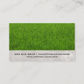 Grass Achtergrond | Water kan Visitekaartje (Achterkant)