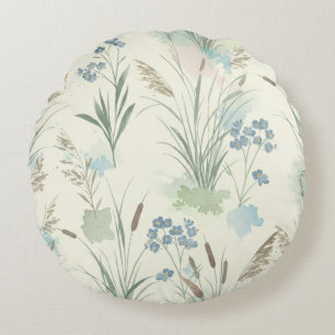 Grass and Forget-Me-Nots beroemd gemaakt door Nata Rond Kussen