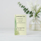 Grass Border Left Artwork Visitekaartje (Staand voorkant)