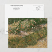 Grass & Butterflies (F460) Van Gogh Fine Art Briefkaart (Voorkant / Achterkant)