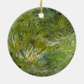 Grass-clusters van Vincent van Gogh Keramisch Ornament (Achterkant)