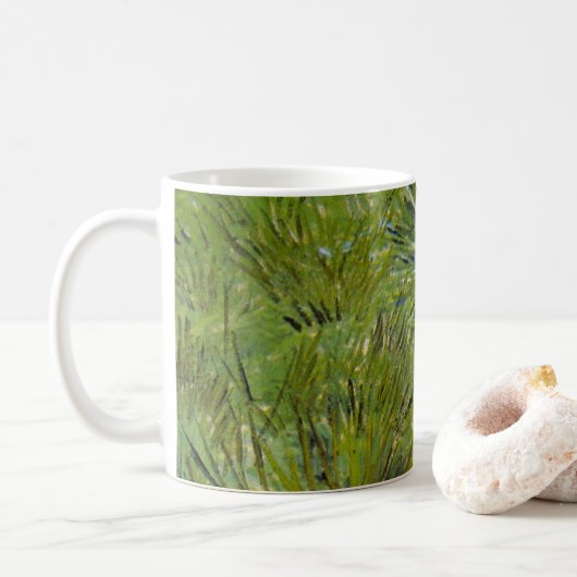 Grass-clusters van Vincent van Gogh Koffiemok (Met donut)