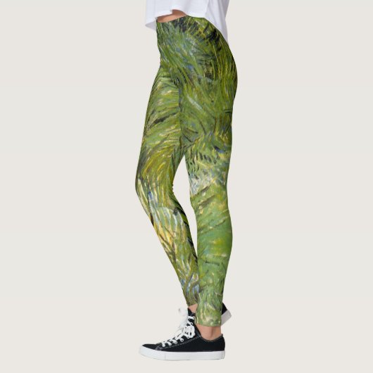 Grass-clusters van Vincent van Gogh Leggings (Links)