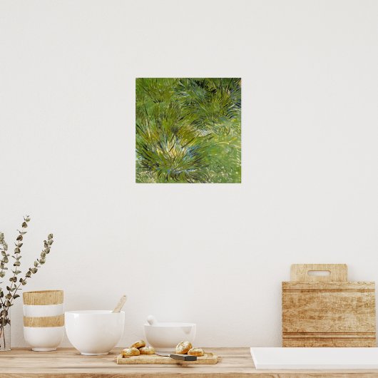 Grass-clusters van Vincent van Gogh Poster (Keuken)
